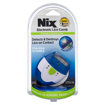 Nix Electronic Lice Comb, Effective Lice Treatment without Pesticides or Chemicals, 1 Count