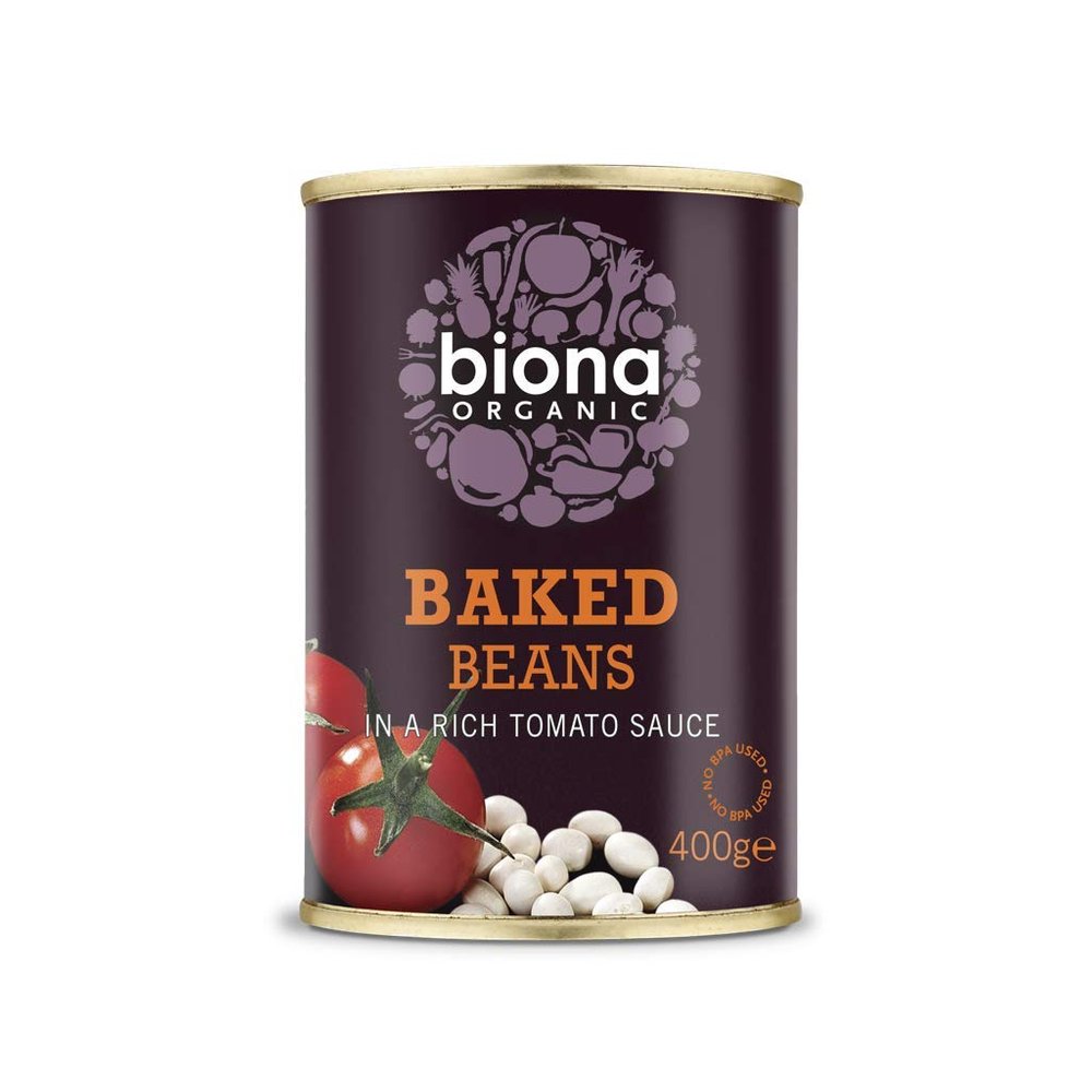 Biona Organic Baked Beans in Rich Tomato Sauce 400g