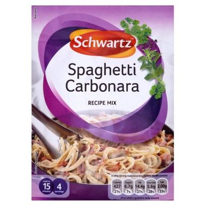 Schwartz Spaghetti Carbonara Recipe Mix (32g)