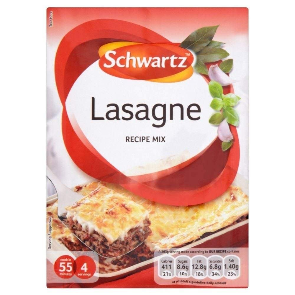 Schwartz Lasagne Recipe Mix (36g)