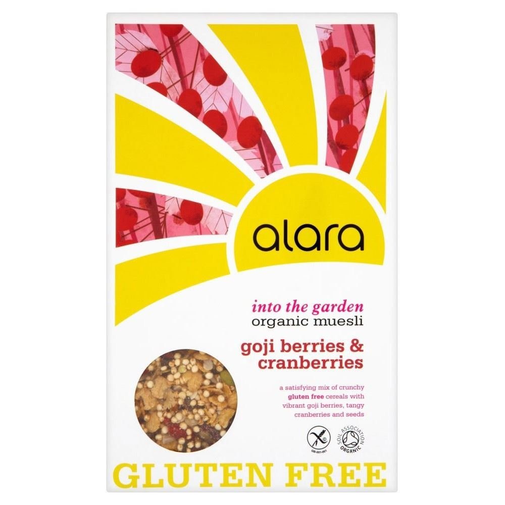 Alara Organic Gluten Free with Goji Berries & Cranberries Organic Muesli (650g)