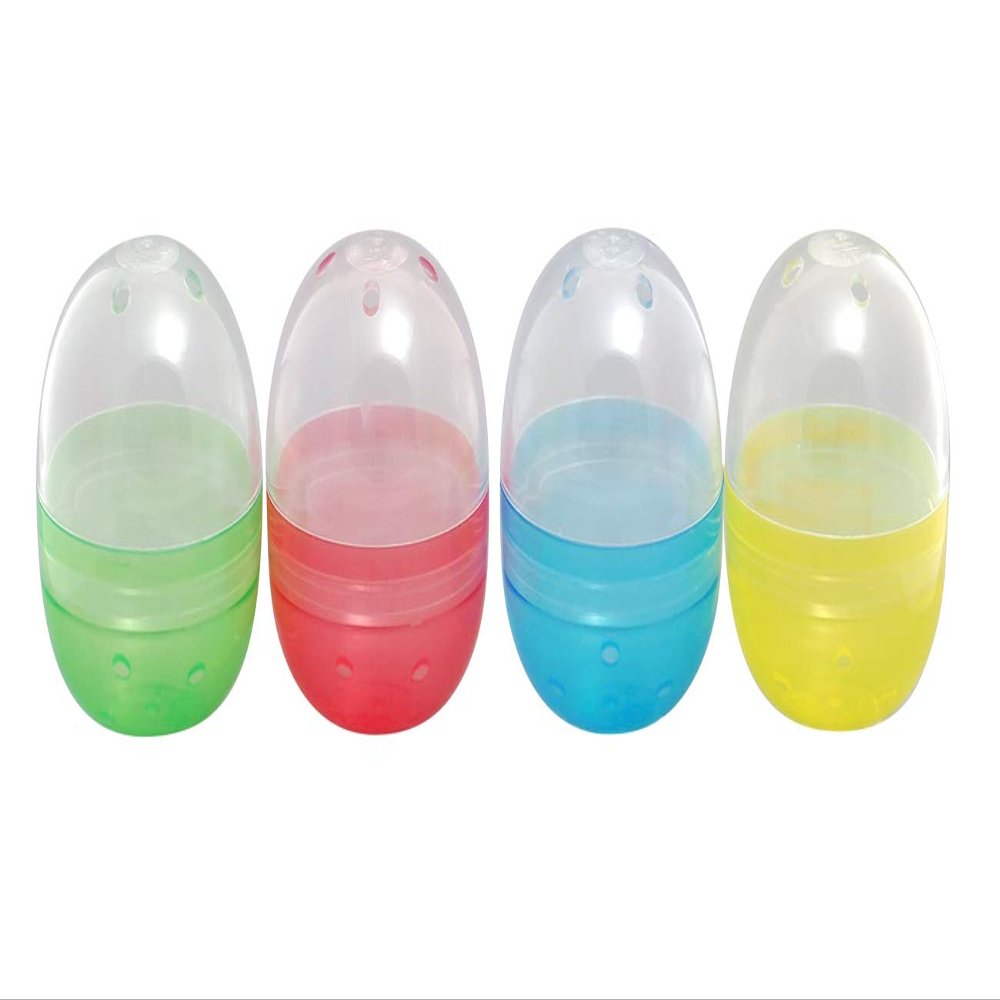 [10 Individual sale] 48 mm empty capsules 4 Color assorted 10 Pieces