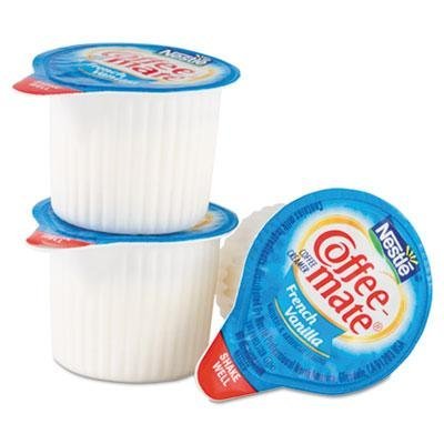 Coffee-Mate - Liquid Coffee Creamer French Vanilla Flavor .375 Oz. Cups In Serving Pack "Product Category: Breakroom And Janitorial/Beverages & Snack Foods"