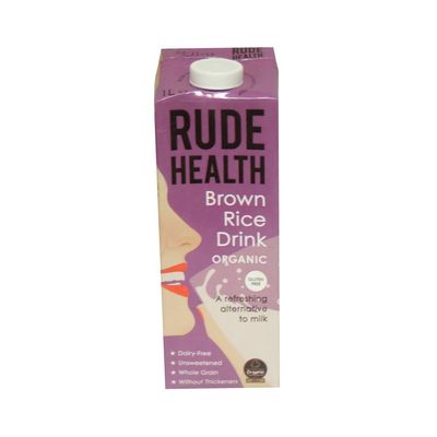 Rude Health UHT Organic Brown Rice Drink - Unsweetened (1L)