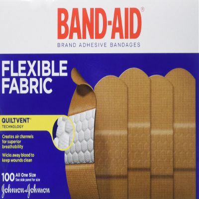 Band-Aid Johnson & Johnson Band-Aid, Flexible Fabric, 100 Count