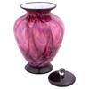 Arioso Hand Blown Glass Cremation Urn for Ashes, Adult Sized Cremation Urn view 4