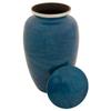 Monet Cremation Urn for Ashes, Aluminum, Blue Urn, Adult Sized Cremation Urn, 10.5 Inches High view 2