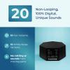 Adaptive Sound Technologies LectroFan Classic White Noise Machine - Compact Sleep Sound Machine for Bedroom, Travel, Study and More - 20 Non-Looping Fan & White Noise Variations - Black view 3