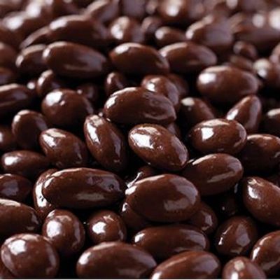 Gourmet Dark Chocolate Covered Almonds by Its Delish, 1 lb Bulk Bag | Almond Nuts Dipped Chocolates Healthy Candy Snacks | Dairy Free, Vegan, Kosher