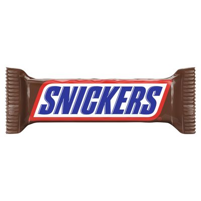 Snickers Bar with Caramel and Roasted Peanuts Chocolate Covered, 24 bars x50g (1200g)