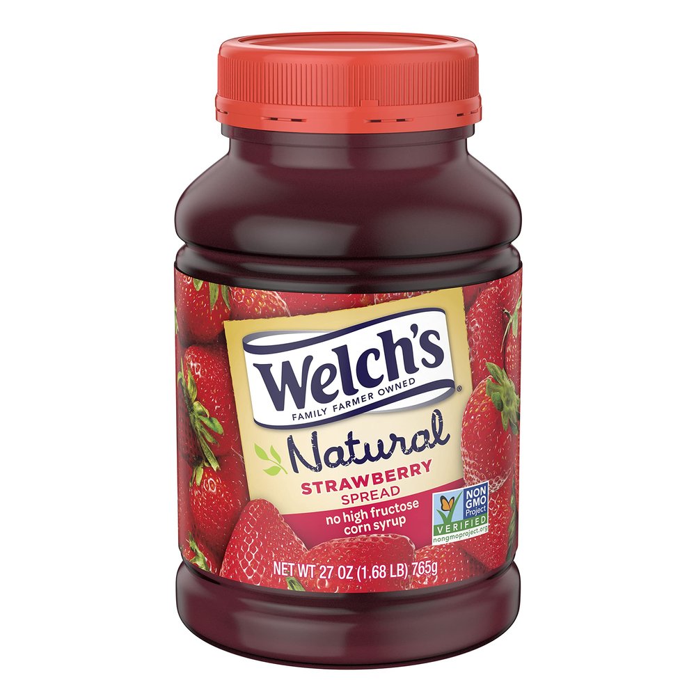 Welch's Natural Strawberry Spread, 27 oz