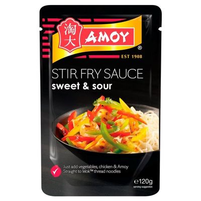 Amoy Straight to Wok Tangy Sweet & Sour Stir Fry Sauce (120g)