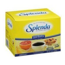 Splenda No Calorie Sweetener Packet - 400 per pack -- 4 packs per case.