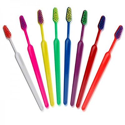 Tess Oral Health 2830C Junior Hot Tropics Children's Toothbrush (1 Dozen) - A Tropical Twist to Dental Care for Kids Ages 6-10, Soft Bristles, Ergonomic Design, Made in The USA
