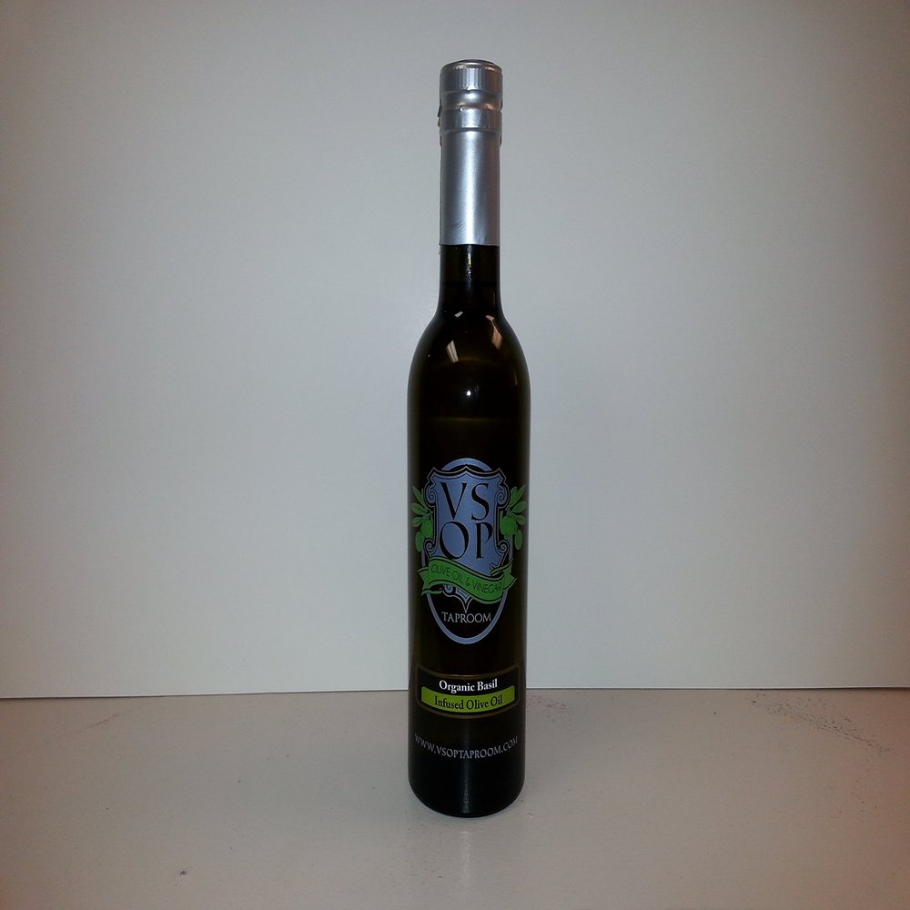 VSOP Organic Basil Infused Extra Virgin Olive Oil (375 ml / 12.68 oz)