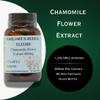 Barlowe's Herbal Elixirs Chamomile Flower Extract | German Chamomile Supplement | Matricaria Chamomilla | 1.2% Apigenin | 600mg per Capsule | 60 Vegi Capsules | Stearate Free | Glass Bottle view 4