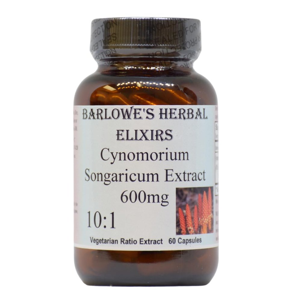 Cynomorium Songaricum Extract 10:1 | 600mg Per Capsule | Herbal Supplement for Stamina, Vitality & Wellness | 60 Vegan Capsules | Stearate-Free, Glass Bottled