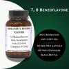 7,8 Benzoflavone | 612mg Per Capsule | 60 Veggie Capsules | Anti Aromatase Anti Cortisol | Hormonal Balance, Cognitive Function, & Heart Health Support | Glass Bottle | Stearate-Free view 3