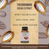 Theobromine Cocoa Extract 99% | High-Purity Theobroma Cacao | 400mg Per Capsule | 60 Vegan Capsules | Stearate-Free, Additive-Free, Glass Bottled view 3