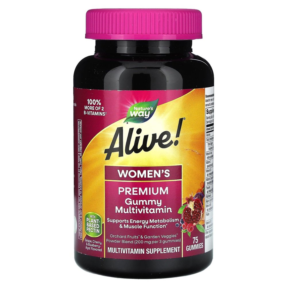 Natures Way Alive - Women's Gummy Vitamins 75 Count