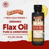 Barlean's Organic Flaxseed Oil Liquid from Fresh Cold Pressed Flax Seeds, 7,640mg ALA Omega 3 Fatty Acid Supplement for Skin and Hair Care, Vegan & Gluten Free, 8 oz view 3