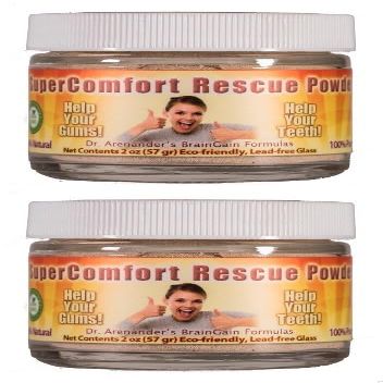2-Pack - Rescue Powder Duo - Rescue Tooth & Gum Powder - Whitens- Improves Oral Health That Reduces Gum Recession, Plaque, Gingivitis, Bleeding Gums, Tooth Pain