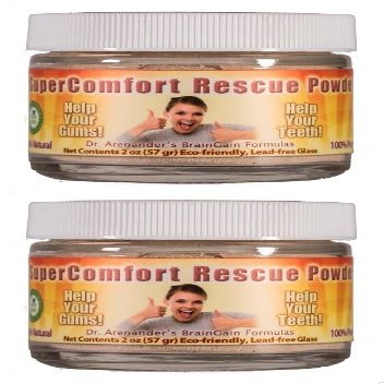 2-Pack - Rescue Powder Duo - Rescue Tooth & Gum Powder - Whitens- Improves Oral Health That Reduces Gum Recession, Plaque, Gingivitis, Bleeding Gums, Tooth Pain