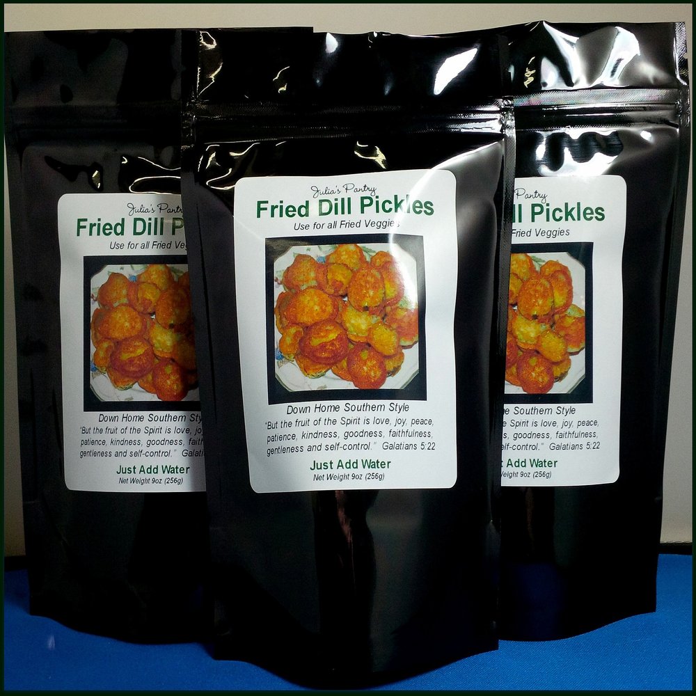 Fried Dill Pickle Mix, 9oz Mylar, Gluten Free 3 pak