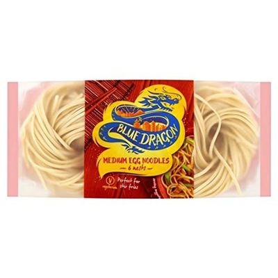 Blue Dragon Medium Egg Noodles Nests (300g) - Pack of 2