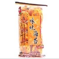 Biscuits Epices De Riz Dalgue (Spicy Seaweed Rice Crackers) - 4.7oz (Pack of 6)