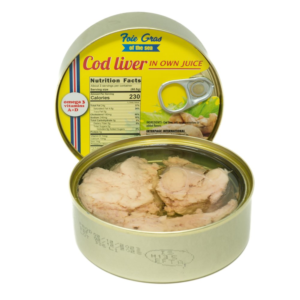 Icelandic Canned Cod Liver in Oil, 7.1 oz Wild Caught