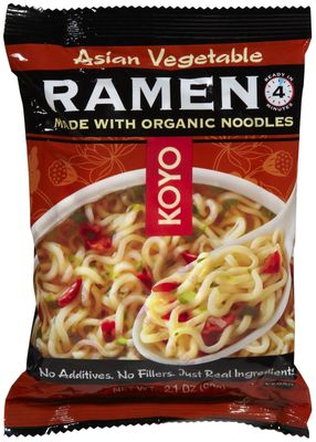 Asian Vegetable Dry Ramen, 2.1 oz, 12 pk