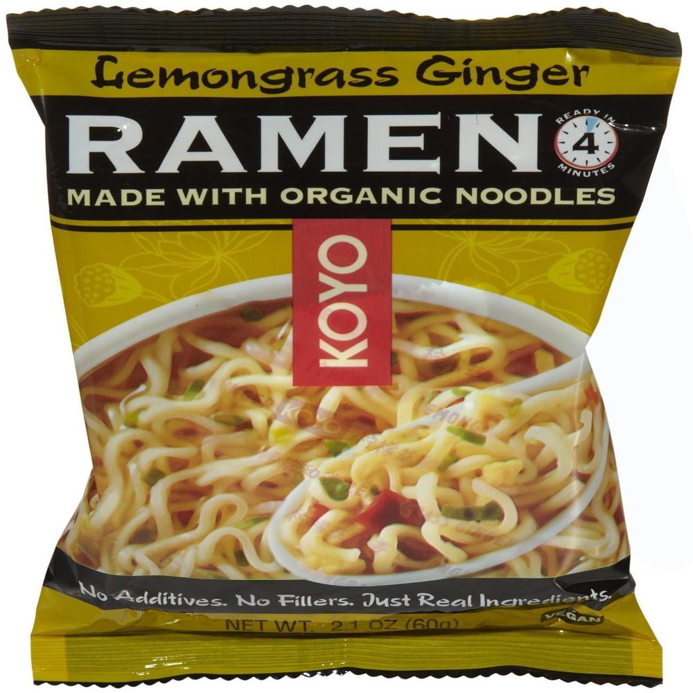 Koyo Lemongrass Ginger Dry Ramen - 2.1 oz - 12 pk