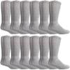 12 Pairs of Yacht & Smith Women Value Pack of Ring Spun Cotton Crew Diabetic, Nephropathy Socks view 1