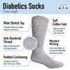 12 Pairs of Yacht & Smith Women Value Pack of Ring Spun Cotton Crew Diabetic, Nephropathy Socks view 2