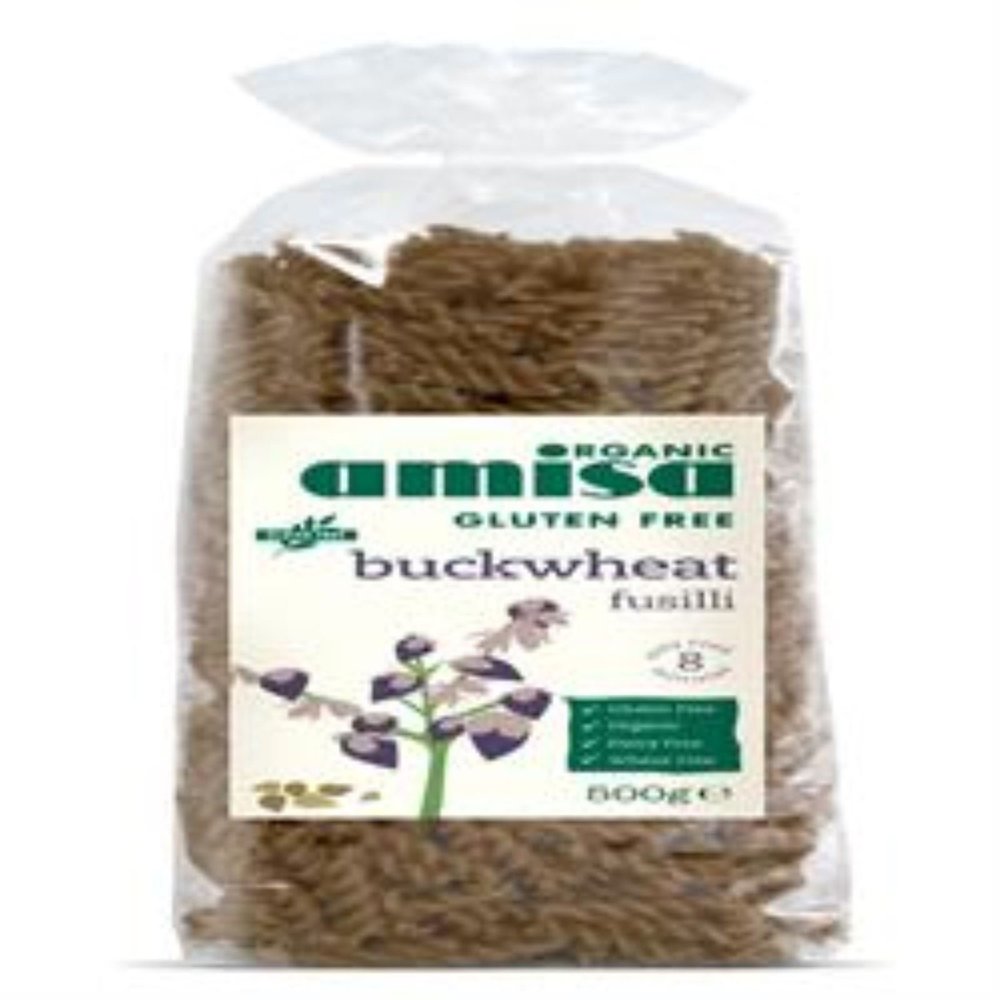Amisa Organic Pure Buckwheat Fusilli 500g