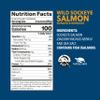 Wild Planet Wild Sockeye Salmon, Skinless and Boneless, Sea Salt, Tinned Fish, Canned Salmon, Sustainably Wild-Caught, Non-GMO, Kosher, Gluten Free, Keto and Paleo, 6 Ounce Single Unit/Can view 2