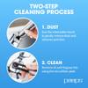 Carbon Klean Peeps Eyeglass Lens Cleaner - Efficient and Durable Carbon Microfiber Technology - Exclusively Used by NASA - 500 Uses (Green Soft Touch) view 4