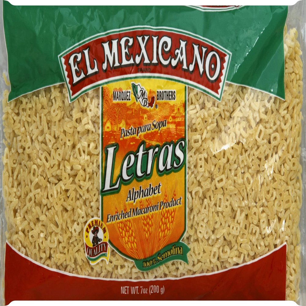 El Mexicano, Alphabet, 7 Ounce