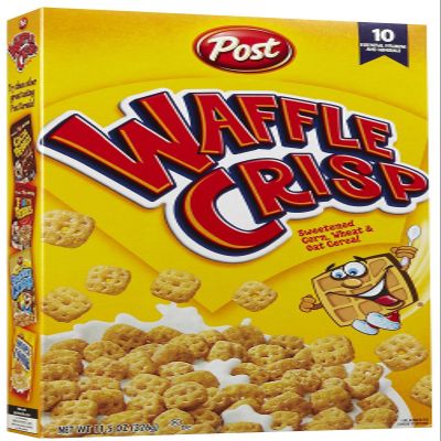 Post Waffle Crisps Cereal, 11.5 oz