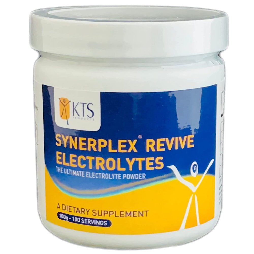 Synerplex Revive Electrolyte Powder is The Best and Most Complete Electrolyte Formula Available. Helps Hydrate, detoxify, and Reduce cramping