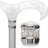Pearlz Designer Adjustable Cane (Silver) view 1