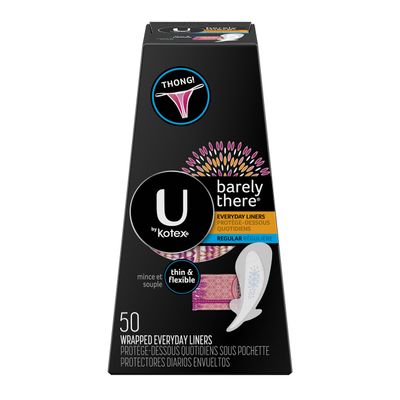 U by Kotex Barely There Liners, Light Absorbency, Unscented