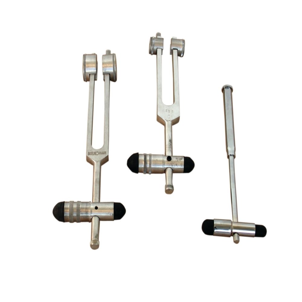 Baseline Percussion Hammer - Neurological Buck Combination with 128 CPS Tuning Fork, 25-Pack