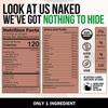 NAKED nutrition Rice - Organic Brown Rice Protein Powder - Vegan Protein Powder - 5Lb Bulk, Gmo Free, Gluten Free & Soy Free. Plant-Based Protein, No Artificial Ingredients - 76 Servings view 3