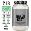NAKED Goat - Pasture Fed Goat Whey Protein Powder from Small-Herd Wisconsin Dairies, 2Lb Bulk, GMO Free, Soy Free. Easy to Digest - All Natural - 23 Grams of Protein - 30 Servings view 3