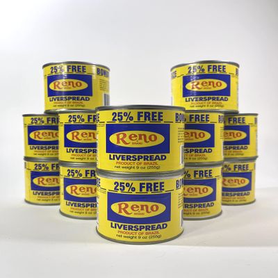 Reno Brand Liver Spread 9 Oz (Pack of 12)
