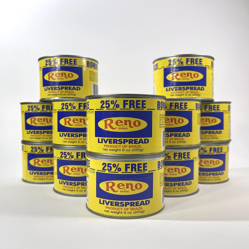 Reno Brand Liver Spread 9 Oz (Pack of 12)
