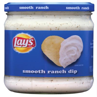 Lay's Dip, Creamy Ranch, 15 Ounce (Pack of 12)