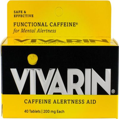 Vivarin Alertness Aid Tablets 40 Count 200mg Tablets (6 Pack)